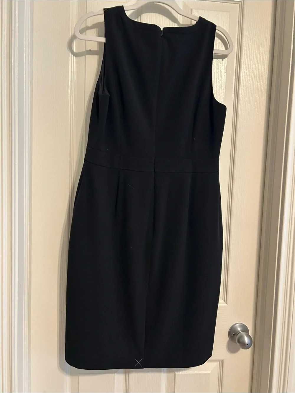 J. Crew Sleeveless Black Sheath Dress